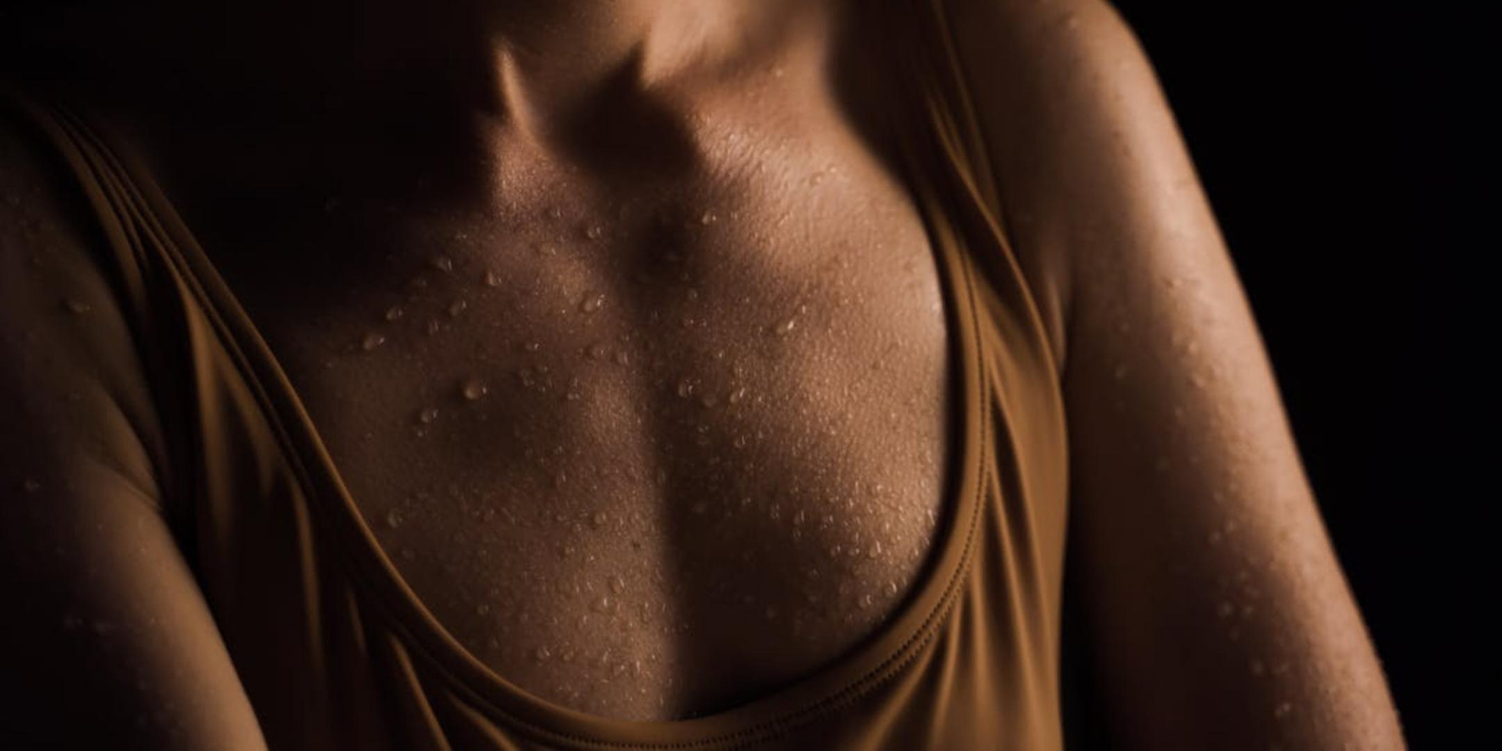 Clogged pores on breast